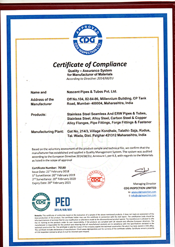 company certificate